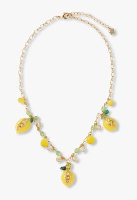 ＜ANNA SUI (Women)＞レモンモチーフ　ショートネックレス　ＳＡＭＮ１９８５３８ＸＹ