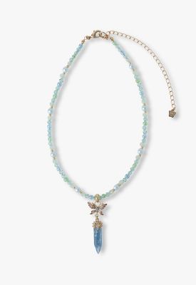 ＜ANNA SUI (Women)＞蝶と水晶モチーフ　ネックレス　ＳＡＭＮ２０１０３３ＸＭ