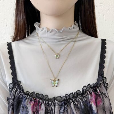 蝶モチーフ　ネックレス　ＳＡＭＮ２０１２４０ＸＢ