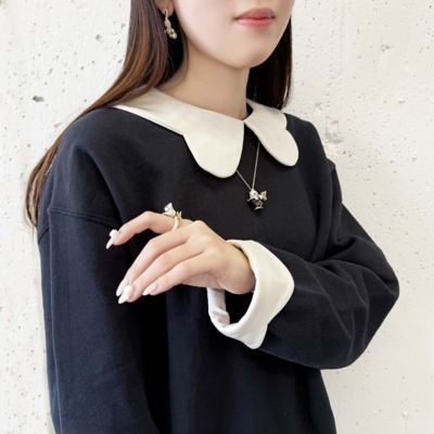 白猫モチーフ　ネックレス　ＳＡＭＮ２０１５５５ＸＷ