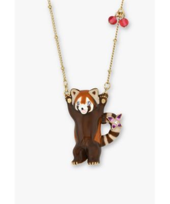 レッサーパンダモチーフ ネックレス SAMN208155XU | ANNA