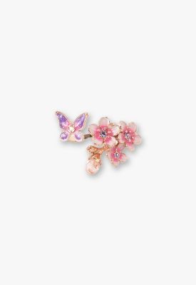 ＜ANNA SUI (Women)＞蝶　桜モチーフ　リング　ＳＡＭＲ０７３８Ｌ　ＸＰ