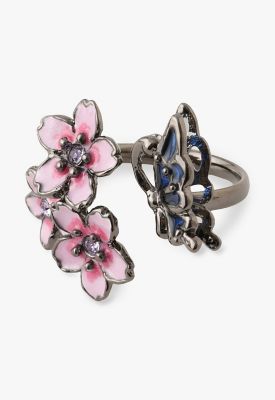 夜桜と蝶モチーフ リング SAMR0776L XV | ANNA SUI (Women 