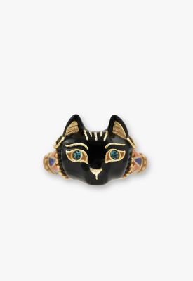 美品ANNA SUI♡ネコ耳フードコートLL R)ネコ耳刺繍ケープ（その他） | ANNA SUI mini（アナ スイ