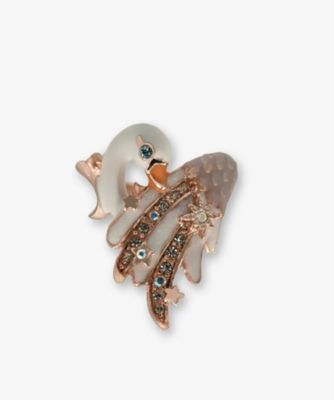 ＜ANNA SUI (Women)＞スワンモチーフ　リング　ＳＡＭＲ０７８５Ｌ　ＸＷ
