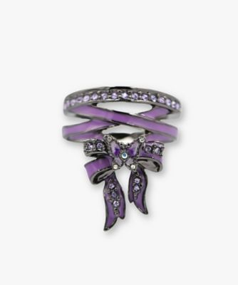 ＜ANNA SUI (Women)＞リボンモチーフ　リング　ＳＡＭＲ０７８９　ＸＶ