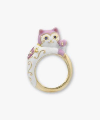 招き猫モチーフ リング SAMR0790L XW | ANNA SUI (Women