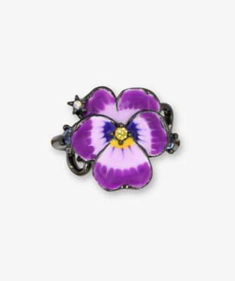 ビオラモチーフ リング SAMR0792 XV | ANNA SUI (Women