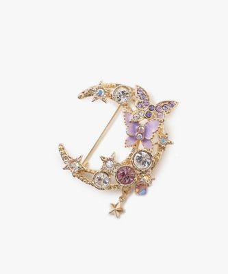 レビュー高評価の商品!の商品をすべて 月モチーフ ブローチ (Women SUI ANNA | XW SAMV0421 アクセサリー