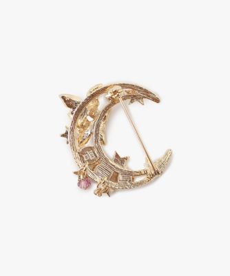 月モチーフ ブローチ SAMV0421 XW | ANNA SUI (Women