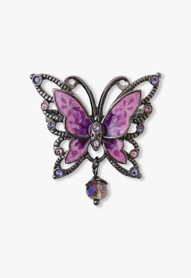 ＜ANNA SUI (Women)＞蝶モチーフ　ブローチ　ＳＡＭＶ０４２９　ＸＶ