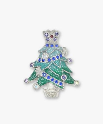 ＜ANNA SUI (Women)＞クリスマスツリーモチーフ　ブローチ　ＳＡＭＶ０４４８　　ＸＭ