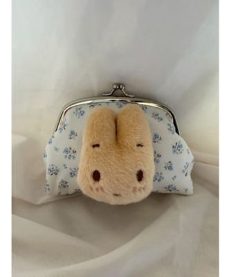 ＜Mille Bonheur (Women)＞Ｍａｒｒｏｎ　Ｃｒｅａｍ　ぬいぐるみがま口ポーチ　ＳＡＮＲＩＯ－２５－０１２