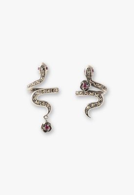 シルバー スネークモチーフピアス SAUA0221 R2 | ANNA SUI 