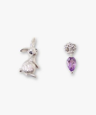 ＜ANNA SUI (Women)＞ウサギ　ニンジンモチーフ　ピアス　ＳＡＵＡ０２３７　ＸＶ