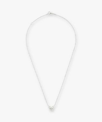 ＜ANNA SUI (Women)＞シェル蝶モチーフ　シルバーネックレス　ＳＡＵＮ０２７２４０ＭＰ