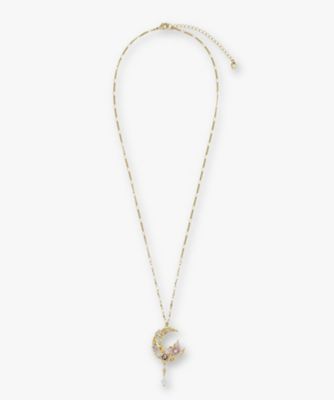 蝶 三日月モチーフ ネックレス SAXN049760XP | ANNA SUI