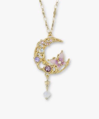 蝶 三日月モチーフ ネックレス SAXN049760XP | ANNA SUI