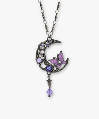 蝶 三日月モチーフ ネックレス SAXN049760XV | ANNA SUI
