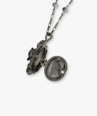 カメオモチーフ ロケットネックレス SAXN049860XV | ANNA