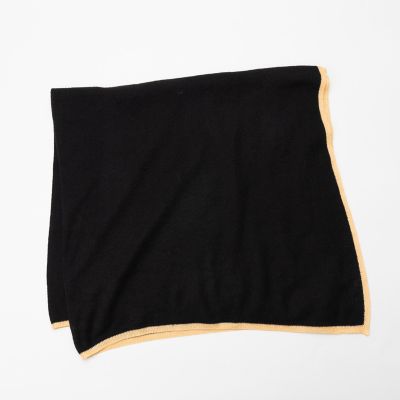 ＜ASAUCE MELER (Women)＞シルクカシミヤトリミングニットスカーフ
