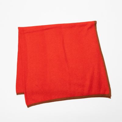 シルクカシミヤトリミングニットスカーフ | ASAUCE MELER (Women