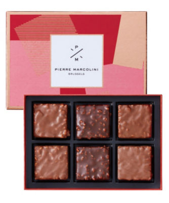 ＜PIERRE MARCOLINI＞ＳＤＣ０５１６　ギモーヴ　ショコラ　６個入り