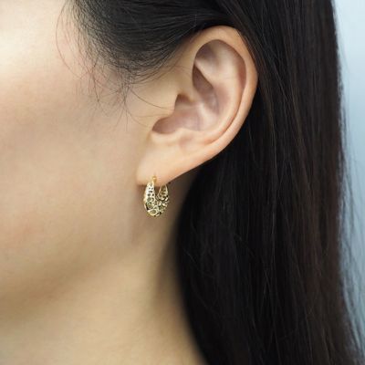 k10YGピアス フェスタリアk10YGねじれピアス K10YG ピアス|festaria