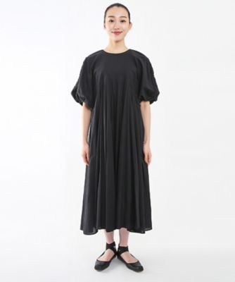 パフスリーブエンブロイダリーフレアワンピース SEN0214