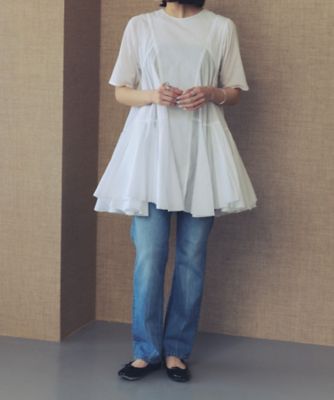 ボリュームフレアハーフスリーブワンピース SFN0219 | AAYUSHI