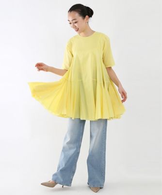 AAYUSHI (Women)/アユーシ ボリュームフレアハーフスリーブワンピース　ＳＦＮ０２１９