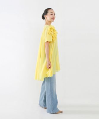 フラワーモチーフアシメヘムチュニック SFN0270 | AAYUSHI 