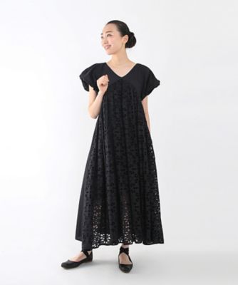 カットワークレースフレアマキシワンピース SFN0278 | AAYUSHI