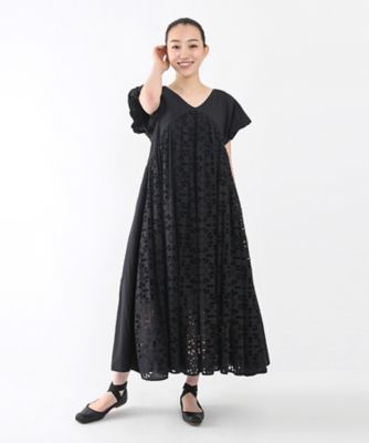 カットワークレースフレアマキシワンピース SFN0278 | AAYUSHI
