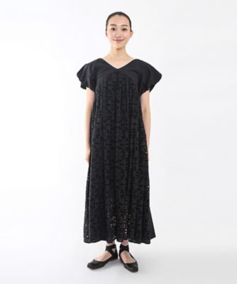 カットワークレースフレアマキシワンピース SFN0278 | AAYUSHI