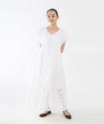 カットワークレースフレアマキシワンピース SFN0278 | AAYUSHI