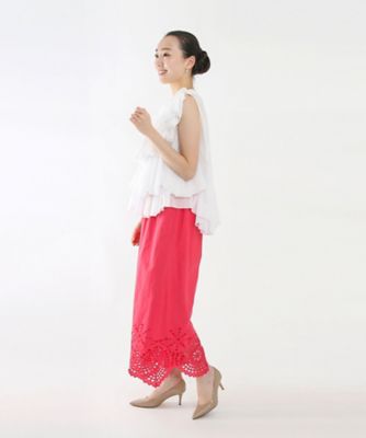 カットワーク×スカラップワイドパンツ SFN0604 | AAYUSHI