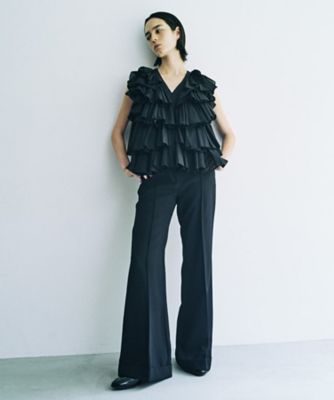 ＜AAYUSHI (Women)＞レイヤードラッフルブラウス　ＳＦＮ０７１５