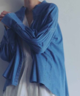 デニムピンタックブラウス SGN0779 | AAYUSHI (Women)/アユーシ