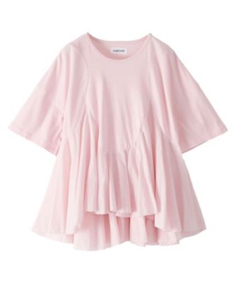 ＜AAYUSHI (Women)＞ペプラムラッフルＴシャツ　ＳＧＮ０９２１