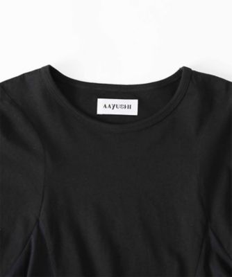 ペプラムラッフルTシャツ SGN0921 | AAYUSHI (Women)/アユーシ