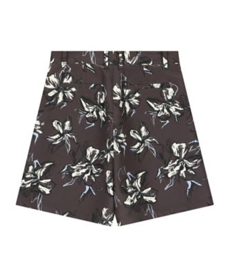 ショートパンツ　ＦＬＯＷＥＲ　ＰＲＩＮＴＥＤ　ＨＩＢＩＳＣＵＳ　ＳＨＯＲＴＳ　２５Ｓー１３ーＳＨ２Ｆ３ＷＰＣＴ１５Ｍ
