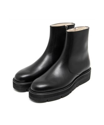 foot the coacher (Men)/フット ザ コーチャー ブーツ SIDE ZIP BOOTS(GLOXI CUT SOLE) FTC2434004 BLACK 靴【三越伊勢丹/公式】
