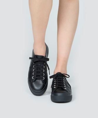 ＰＥＬＬＩＣＯ×ＳＵＰＥＲＧＡ　撥水スニーカー　３．５ｃｍ　ＢＬＡＣＫ　ＳＰ２５１ＤＴ００００４