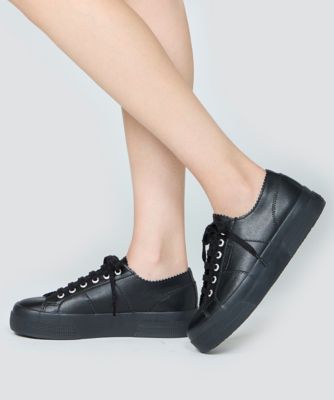 ＰＥＬＬＩＣＯ×ＳＵＰＥＲＧＡ　撥水スニーカー　３．５ｃｍ　ＢＬＡＣＫ　ＳＰ２５１ＤＴ００００４