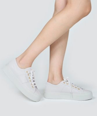 PELLICO×SUPERGA 撥水スニーカー 3．5cm WHITE