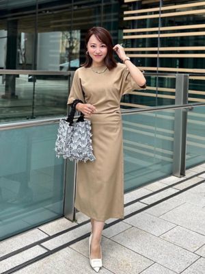 ＜ST.ROONEY (Women)＞ドレープスリットドレス　ＳＲ－２４５１３