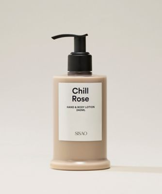 ＜SISAO (Women)＞ＣＨＩＬＬ　ＲＯＳＥ　ＨＡＮＤ　＆　ＢＯＤＹ　ＬＯＴＩＯＮ　２４０ｍＬ　ＳＳＯーＨＢＬーＣＲ２４０