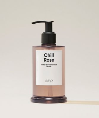 ＜SISAO (Women)＞ＣＨＩＬＬ　ＲＯＳＥ　ＨＡＮＤ　＆　ＢＯＤＹ　ＷＡＳＨ　２４０ｍＬ　ＳＳＯーＨＢＷーＣＲ２４０