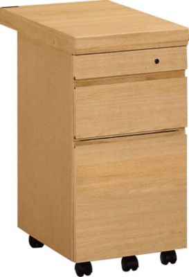 KARIMOKU (Baby & Kids)/カリモク ST0054 ボナシェルタ ワゴン デスク奥行60cm専用 幅360mm ピュアオーク色 机・デスク【三越伊勢丹/公式】